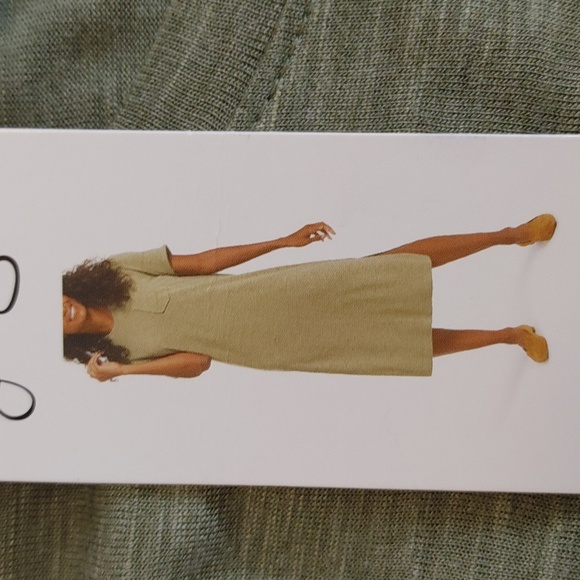 Jessica Simpson green straight dress size L - Picture 6 of 8